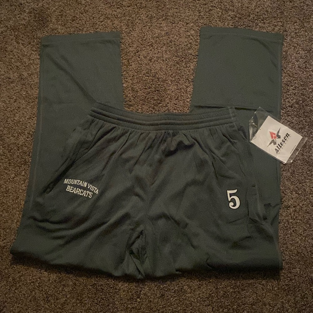 Alleson Athletic Gameday sweats/pant charcoal large Mountain Vista Bearcats